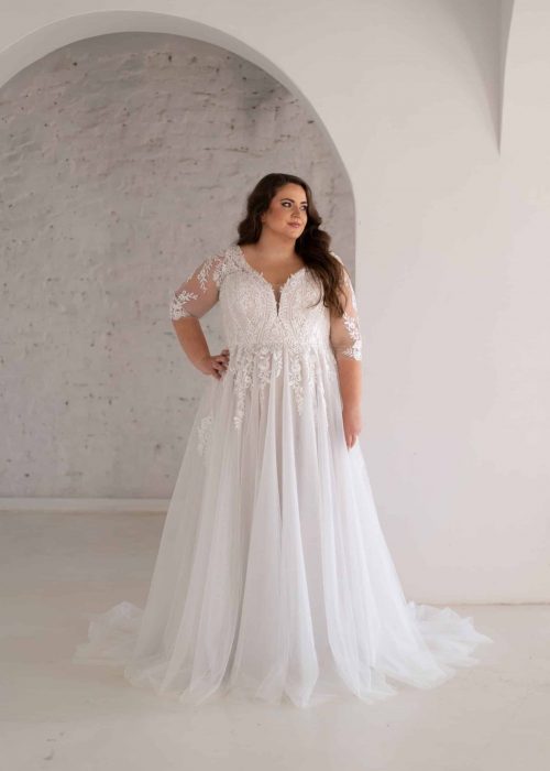 Mila plus size wedding dress 1